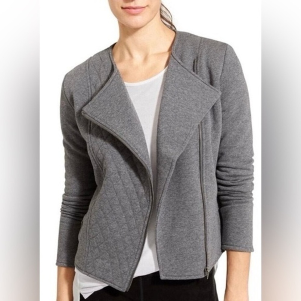 Athleta Belvedere Quilted Moto Jacket